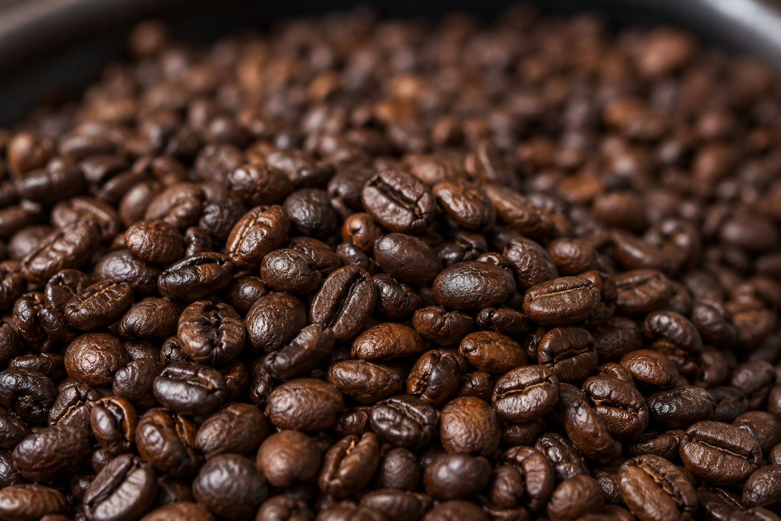 Roasted coffee beans
